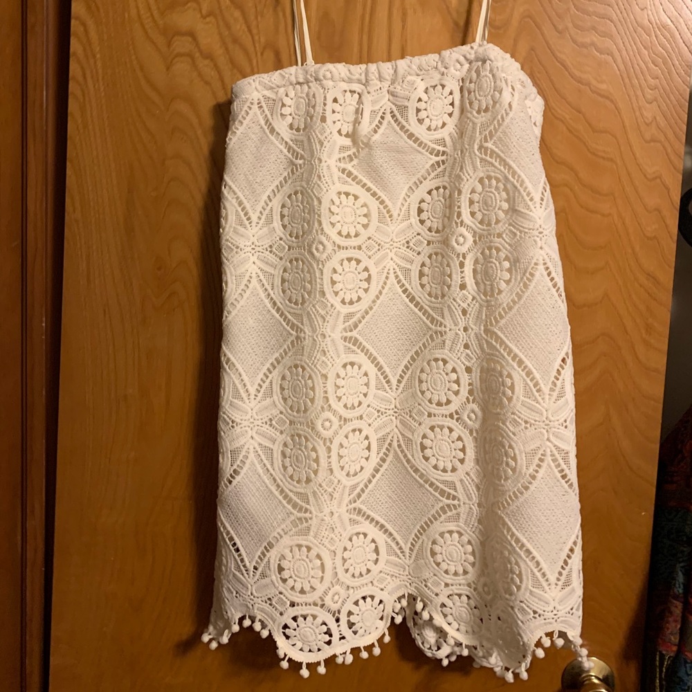 Ivory lace dress